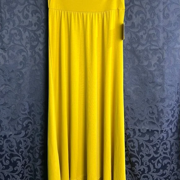 New with tags Mustard LuLaRoe Maxi Skirt S (6-8) - Picture 5 of 5